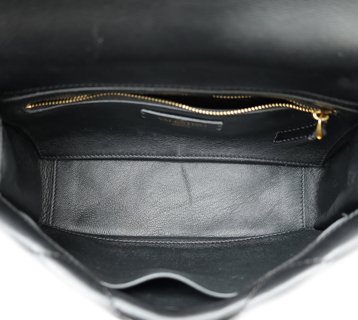 Valentino Black Roman Stud Medium The Shoulder Bag