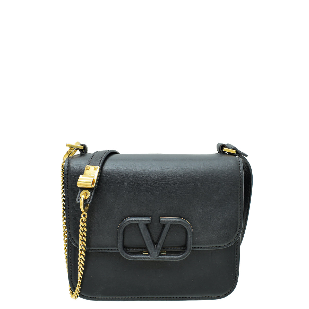 Valentino Black VSling Small Shoulder Bag