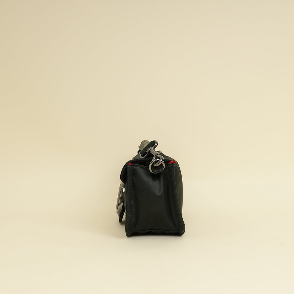 Valentino Khaki and Porter Loco Medium Shoulder Bag