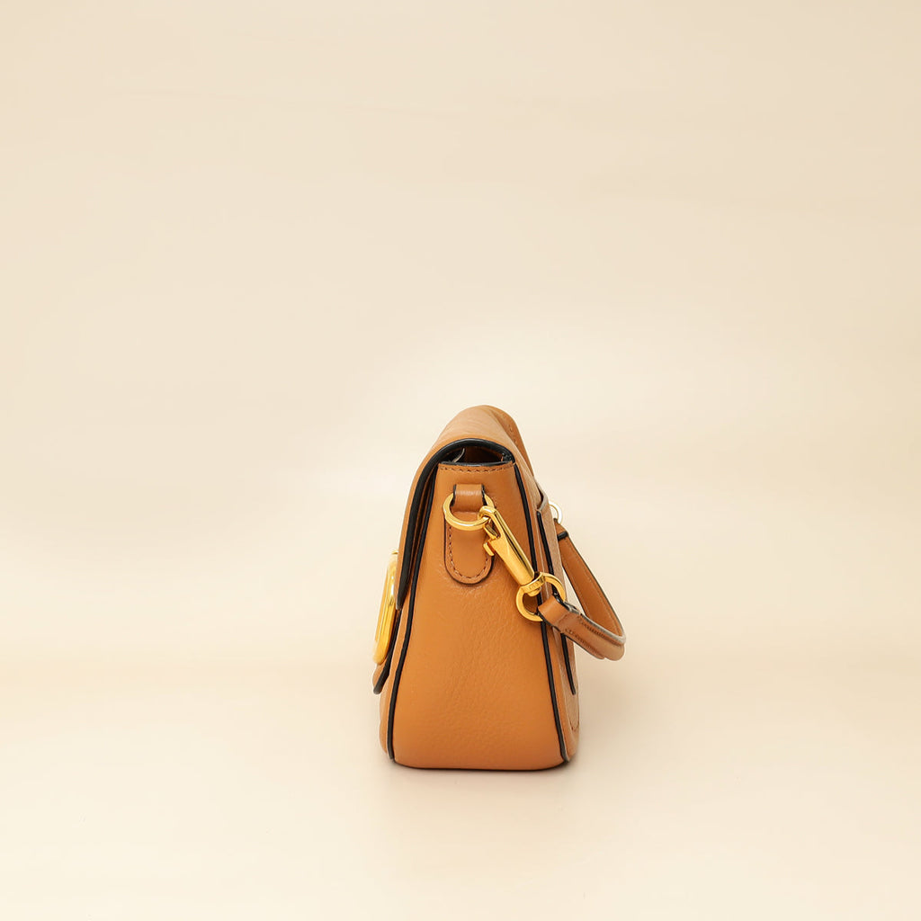 Valentino Almond Vlogo Alltime Shoulder Bag