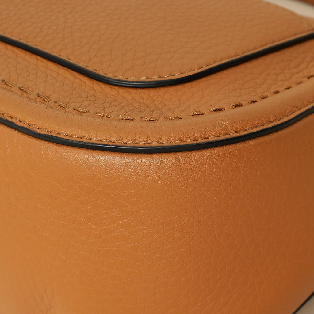 Valentino Almond Vlogo Alltime Shoulder Bag
