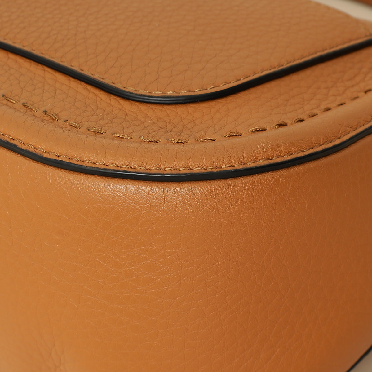 Valentino Almond Vlogo Alltime Shoulder Bag