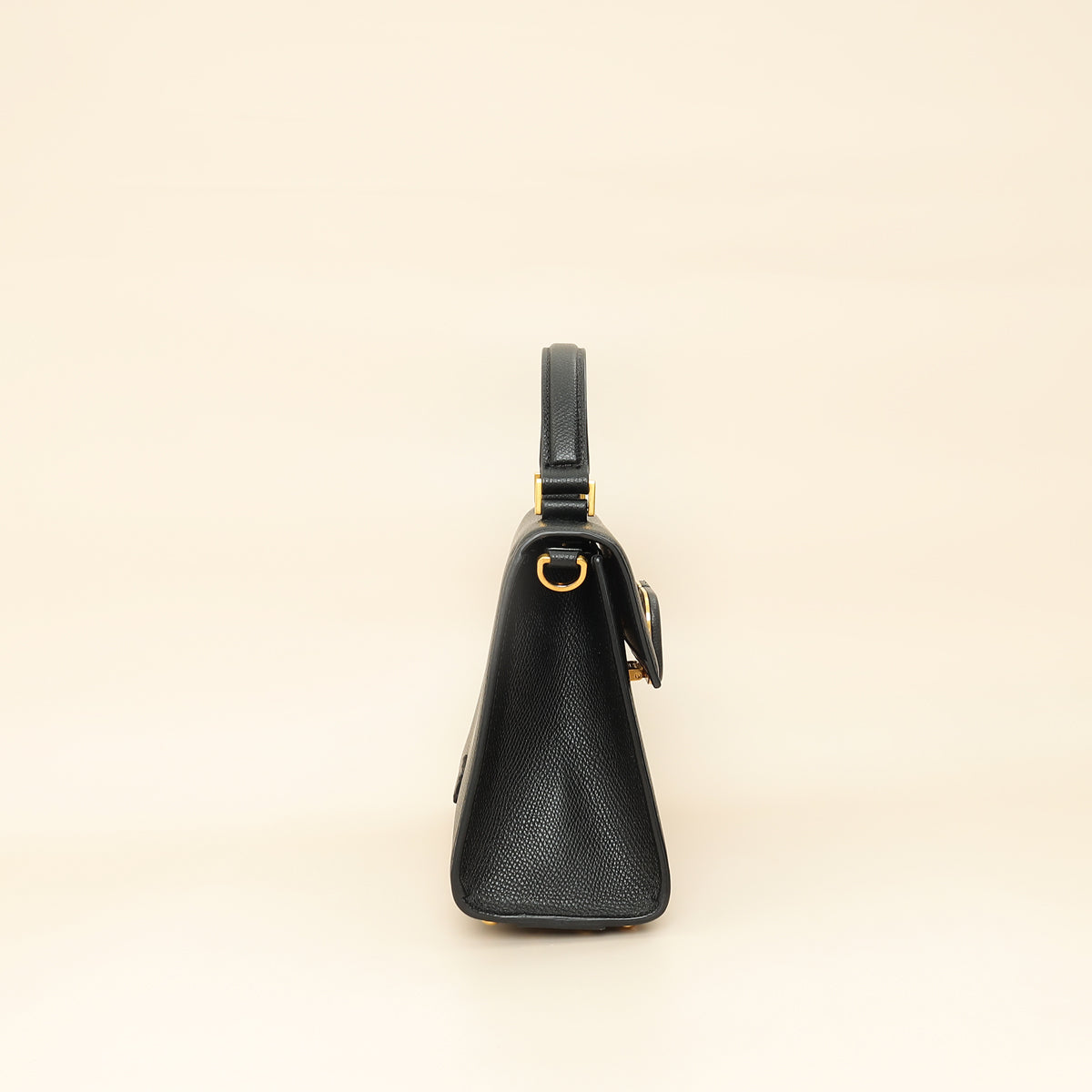 Valentino Black Vlogo Top Handle Small Bag