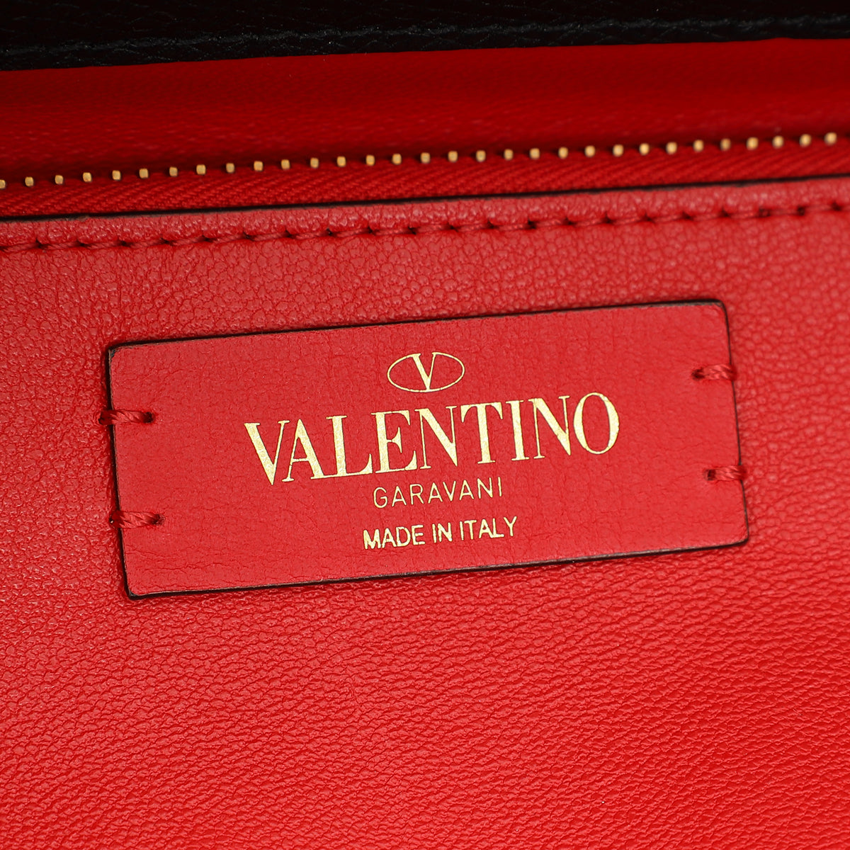 Valentino Black Vlogo Top Handle Small Bag