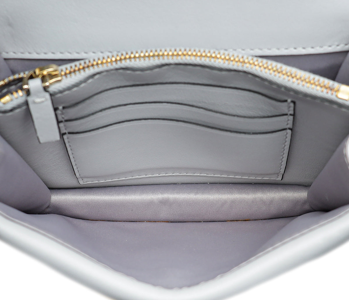 Valentino Grey Rockstud Mini Chain Crossbody Bag