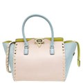 Valentino Pastel Multicolor Rockstud Double Handle Small Tote Bag