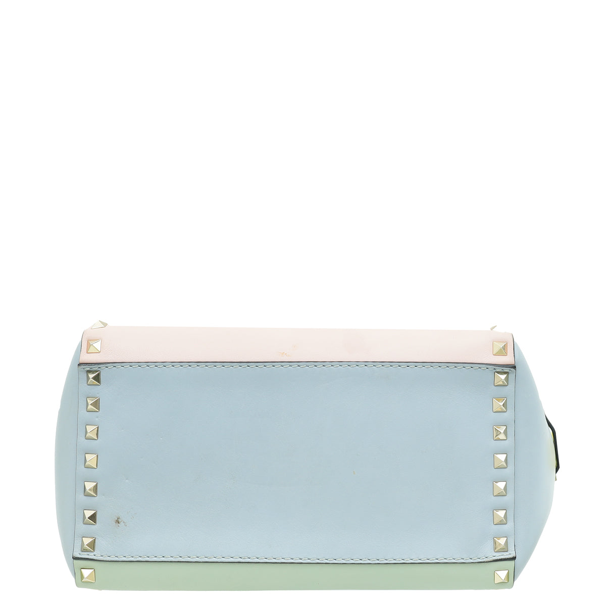 Valentino Pastel Multicolor Rockstud Double Handle Small Tote Bag