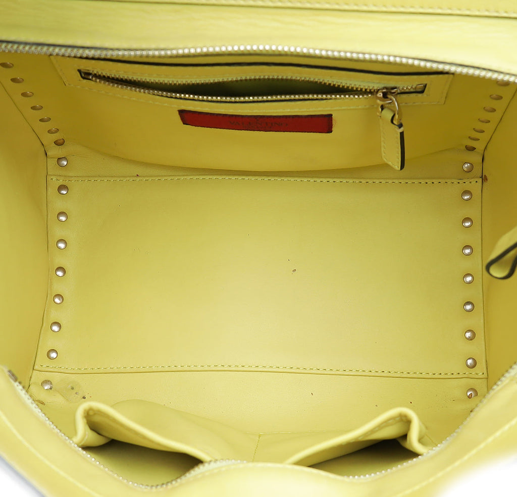 Valentino Pastel Multicolor Rockstud Double Handle Small Tote Bag