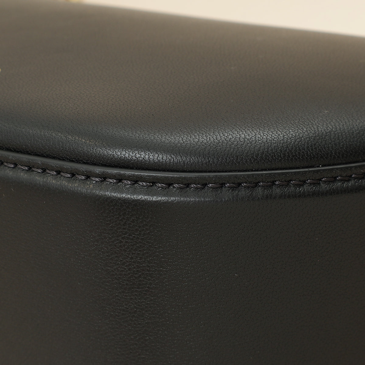Valentino Black VLogo Moon Mini Hobo Bag W/ Chain