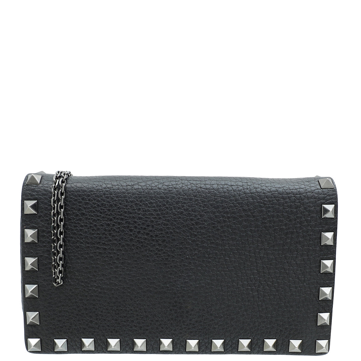 Valentino Black Rockstud Mini Flap Crossbody Bag