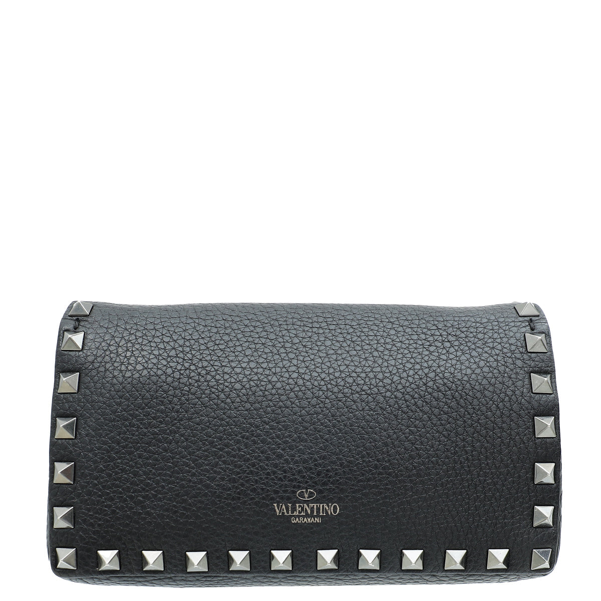 Valentino Black Rockstud Mini Flap Crossbody Bag