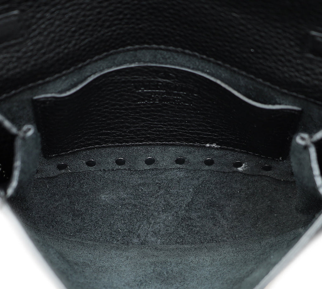 Valentino Black Rockstud Mini Flap Crossbody Bag
