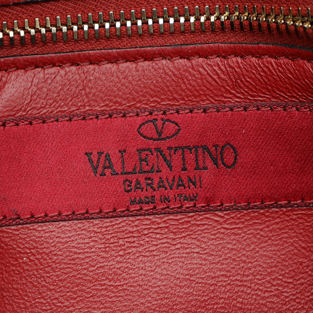 Valentino Black Rockstud Spike Belt Bag