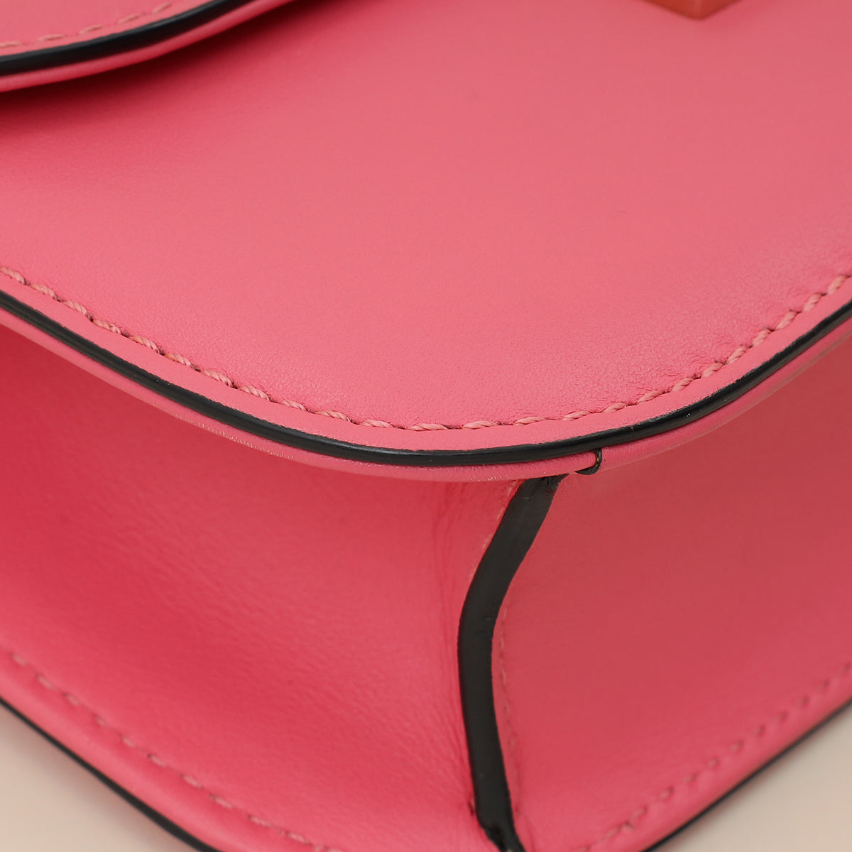 Valentino Pink Rockstud Glam Lock Small Shoulder Bag