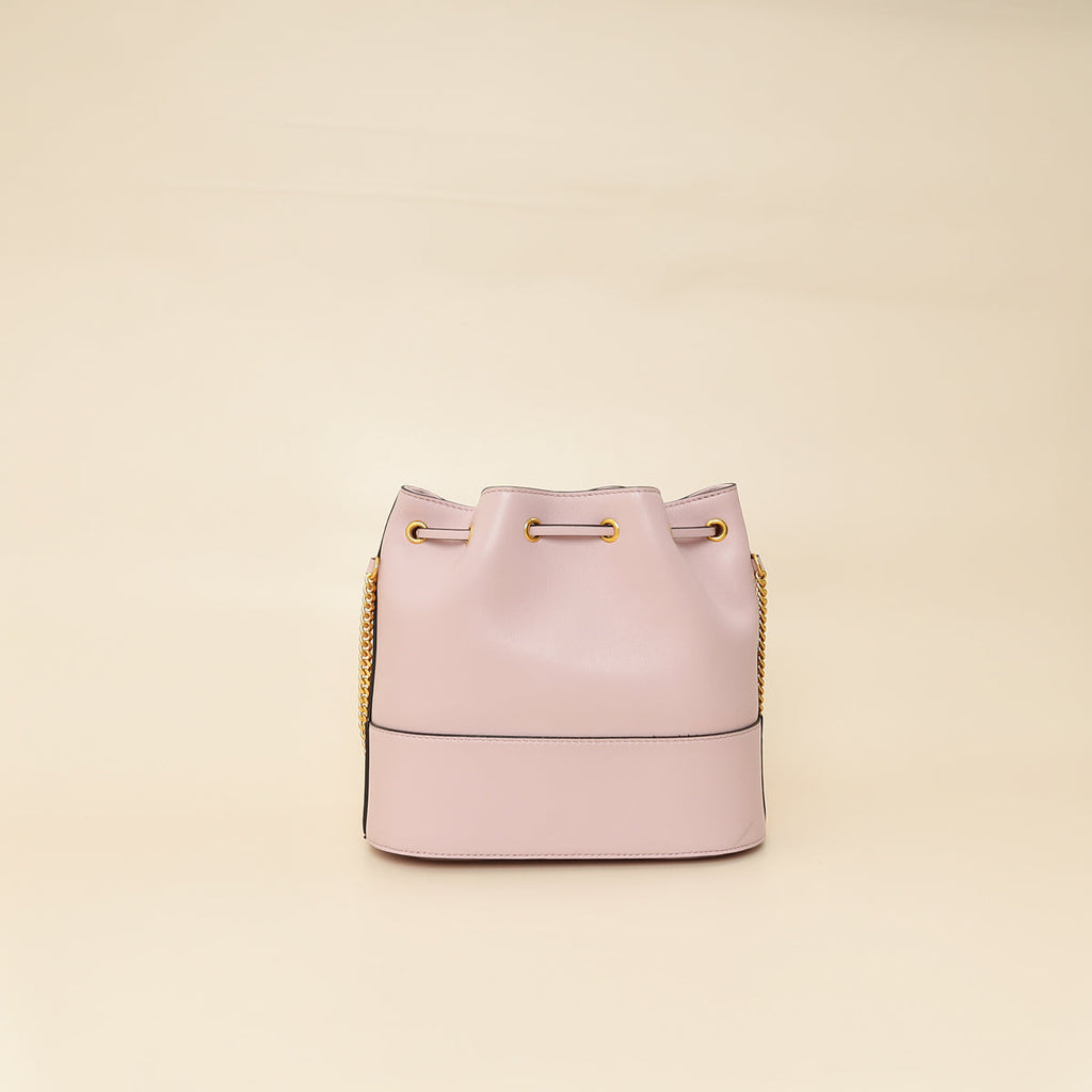 Valentino Purple Garavani VLOGO Signature Mini Bucket Bag