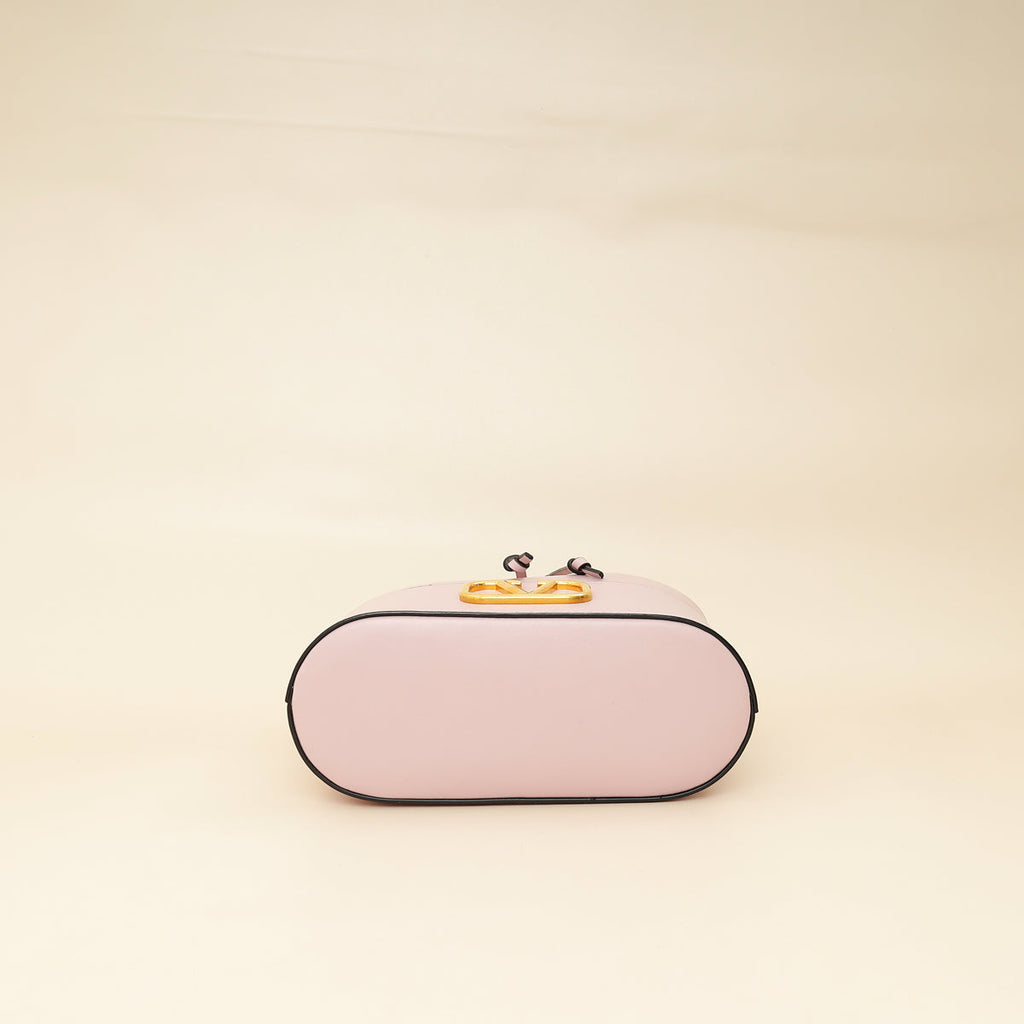 Valentino Purple Garavani VLOGO Signature Mini Bucket Bag