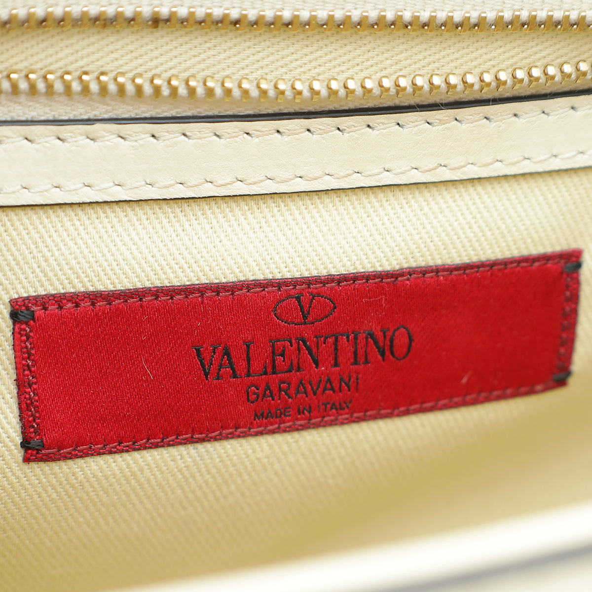 Valentino Bicolor Rockstud Glam Lock Chain Small Bag