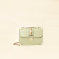 Valentino Pastel Green Glam Lock Small Shoulder Bag