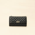 Valentino Black Rockstud Spike Chain Clutch Bag