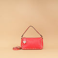 Valentino Red Rockstud Small Crossbody Bag