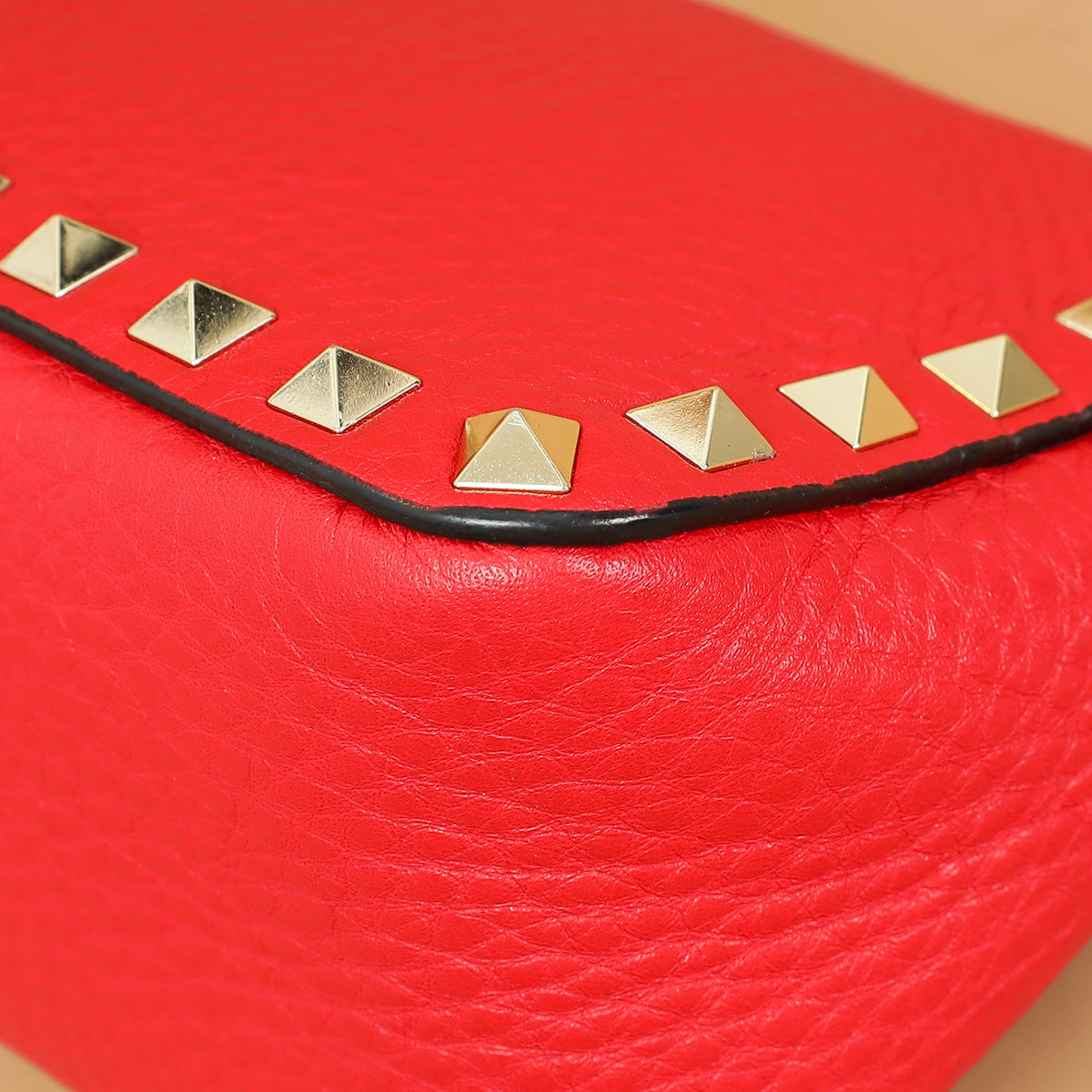 Valentino Red Rockstud Small Crossbody Bag