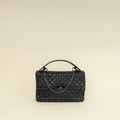 Valentino Black Spike Rockstud Shoulder Bag