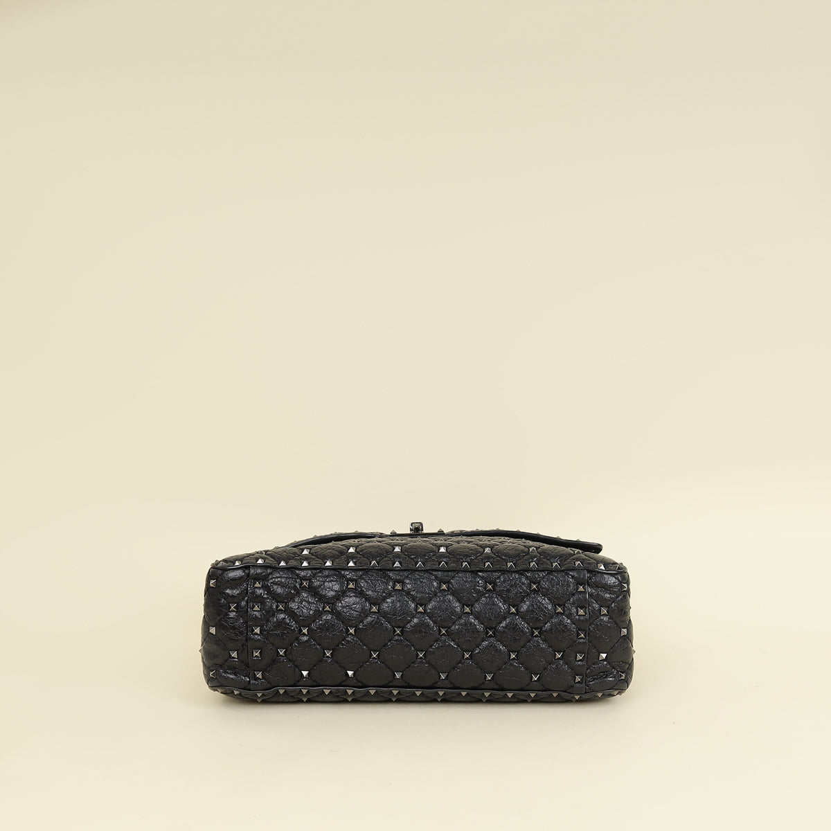 Valentino Black Spike Rockstud Shoulder Bag