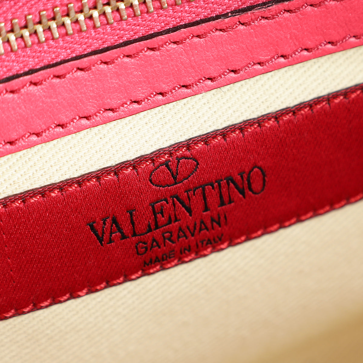 Valentino Fuchsia Rockstud Handle Tote Bag