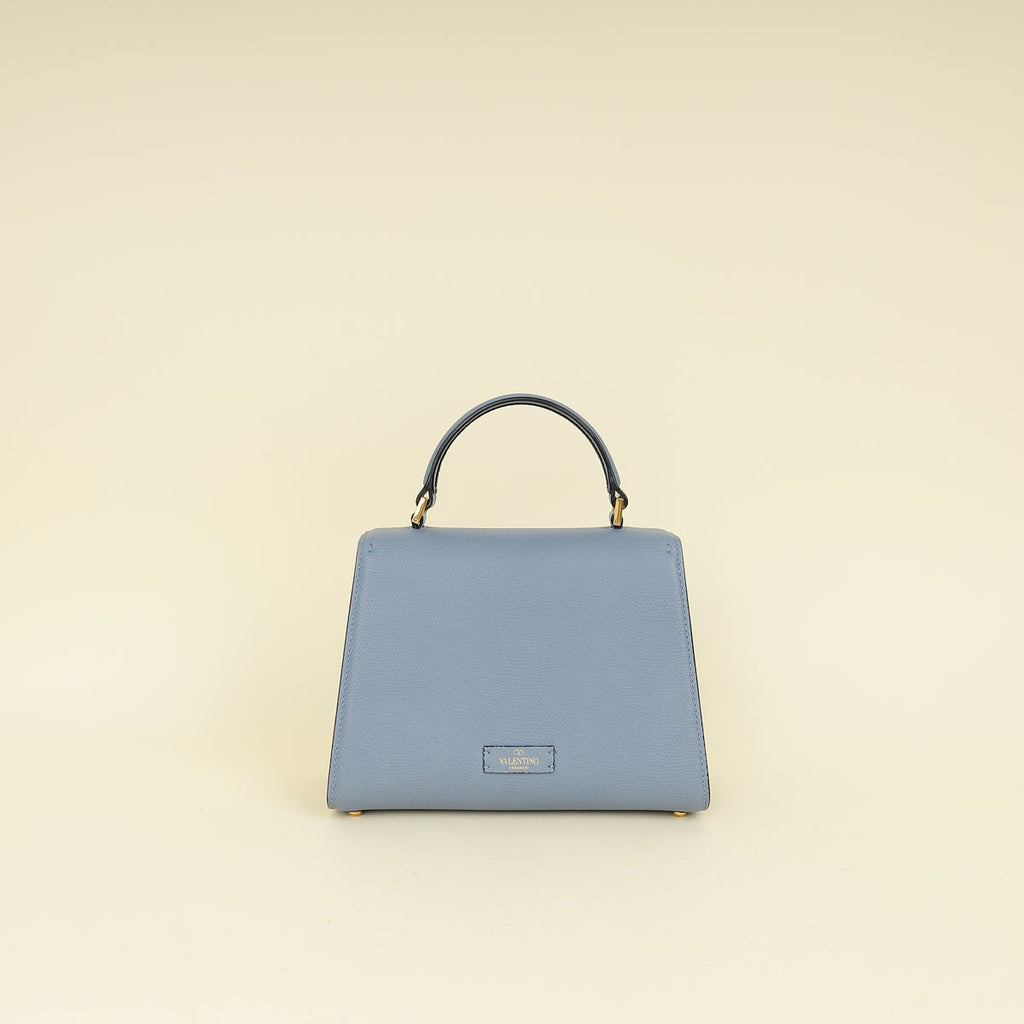 Valentino Blue Vlogo Top Handle Small Bag