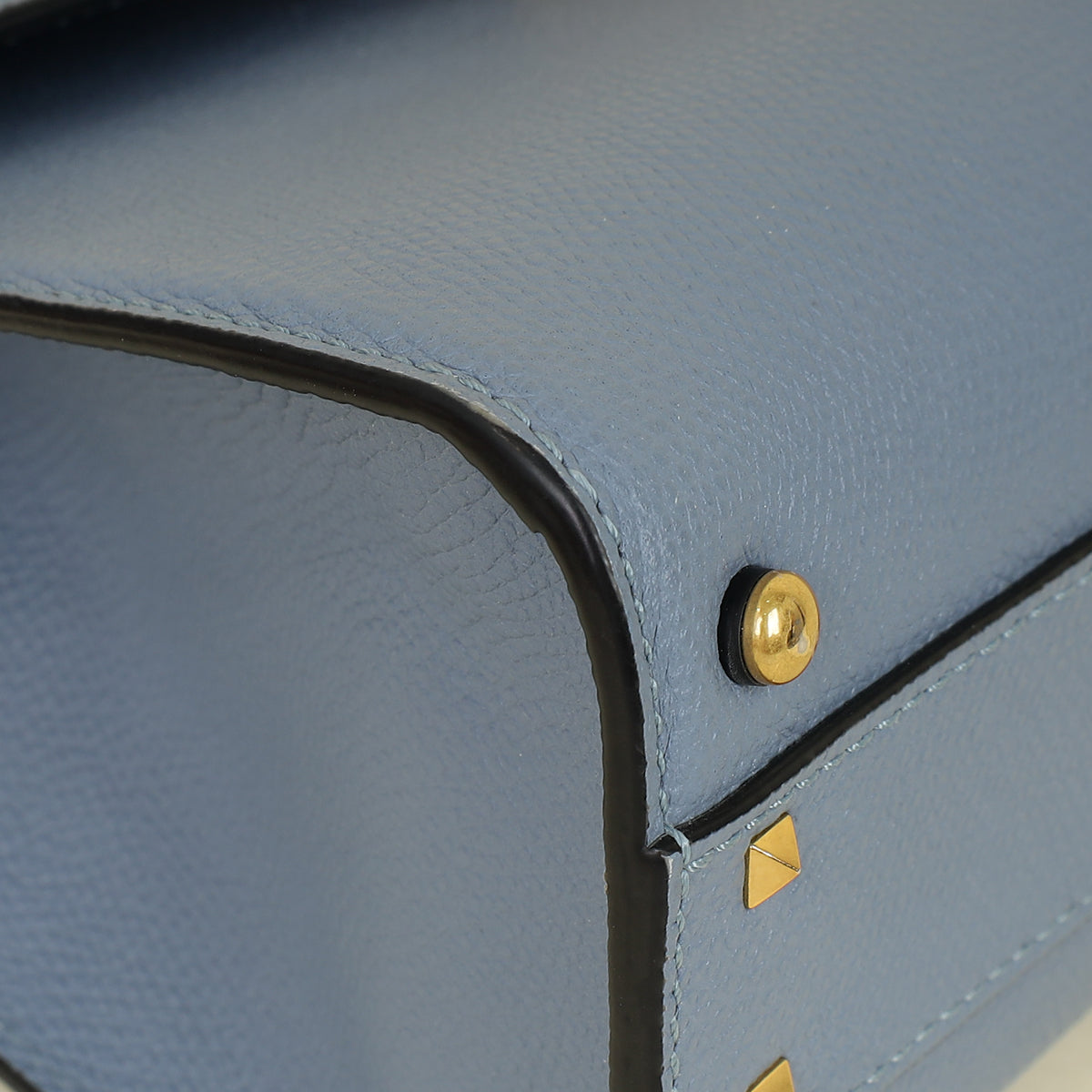 Valentino Blue Vlogo Top Handle Small Bag
