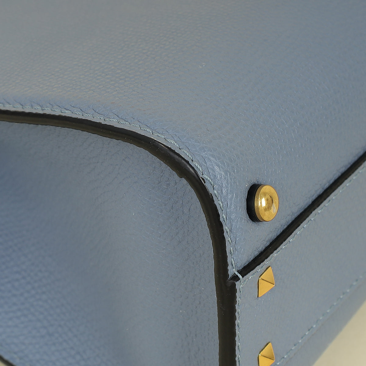 Valentino Blue Vlogo Top Handle Small Bag