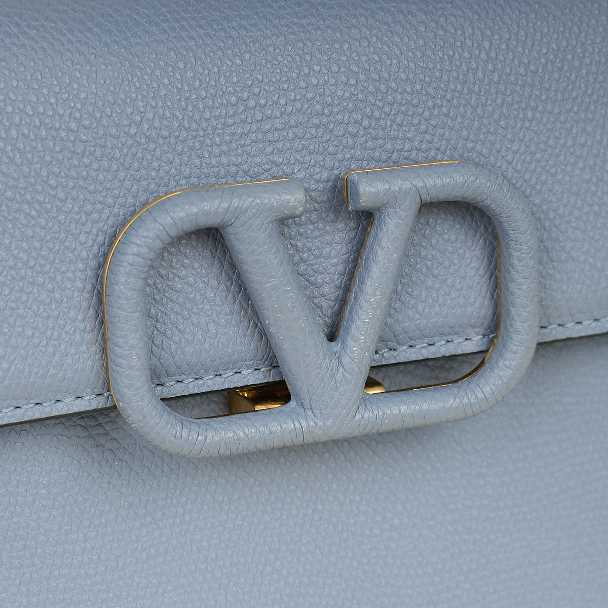 Valentino Blue Vlogo Top Handle Small Bag