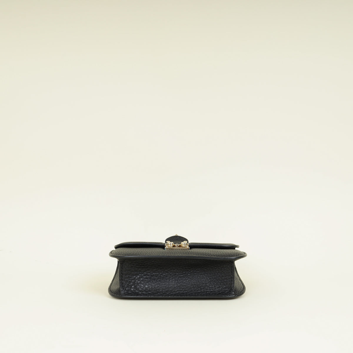 Valentino Black Glam Lock Small Shoulder Bag