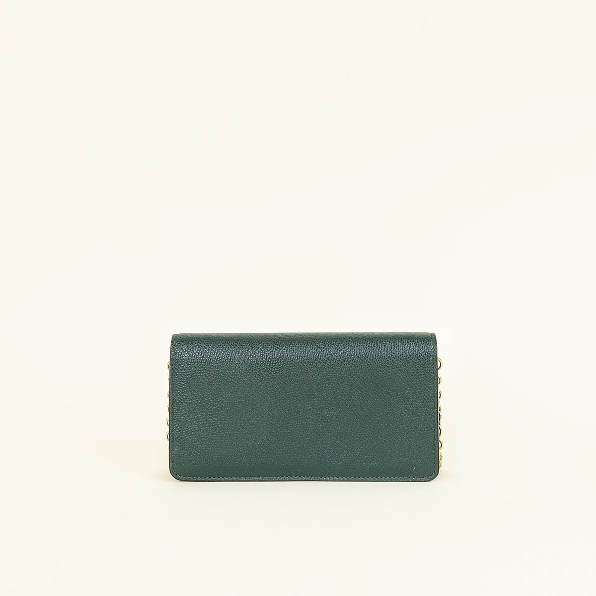 Valentino Emerald Green VLogo Chain Wallet