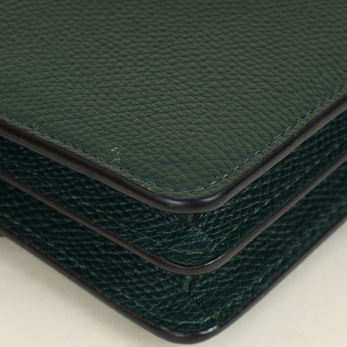 Valentino Emerald Green VLogo Chain Wallet