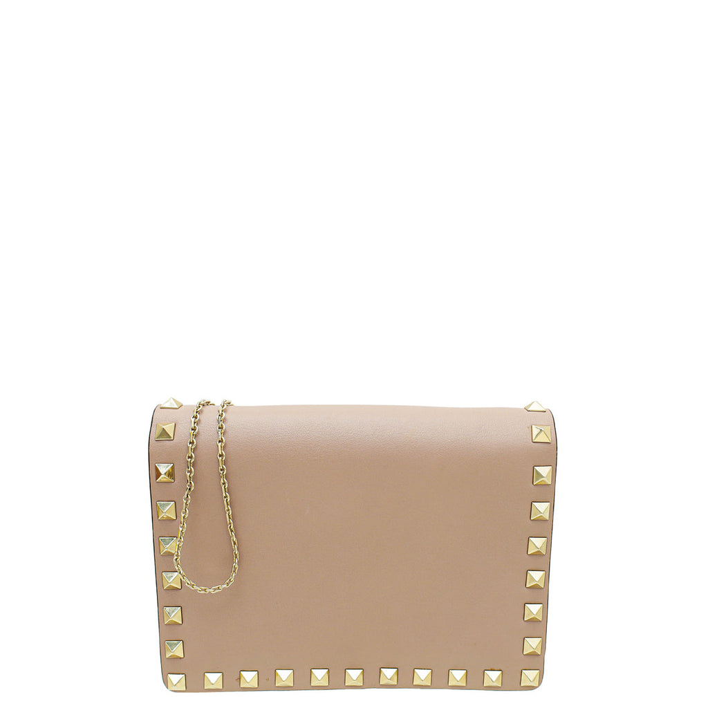 Valentino Poudre Rockstud Mini Chain Crossbody Bag