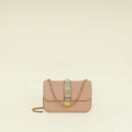 Valentino Rose Canelle Glam Lock Medium Shoulder Bag
