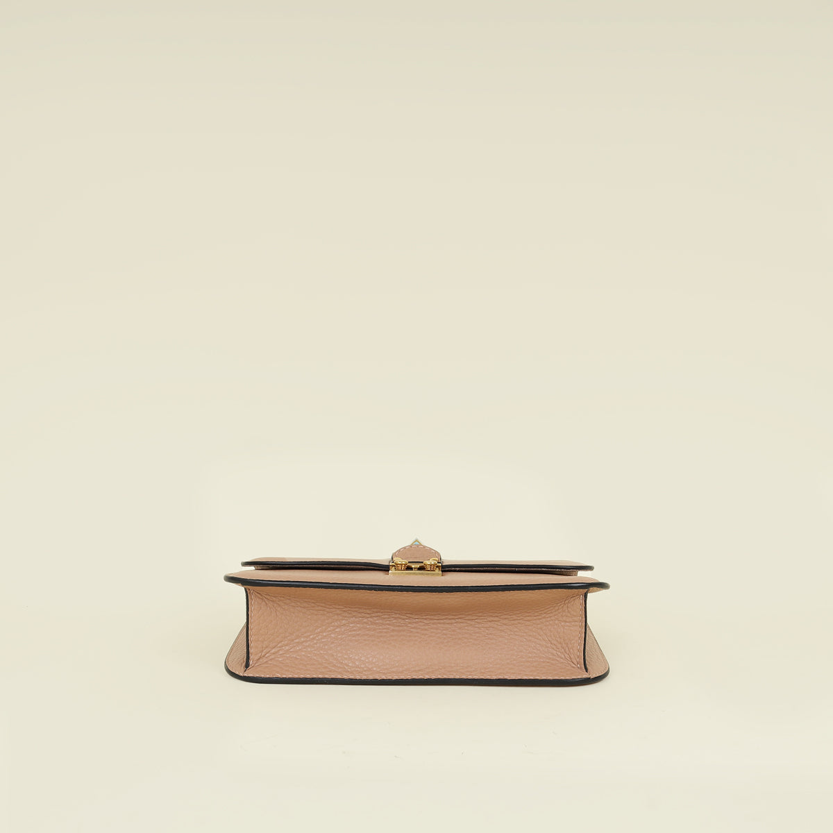 Valentino Rose Canelle Glam Lock Medium Shoulder Bag