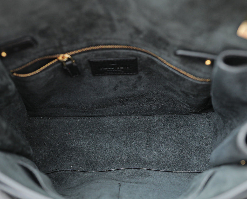 Valentino Black My Rockstud Single Handle Medium Bag