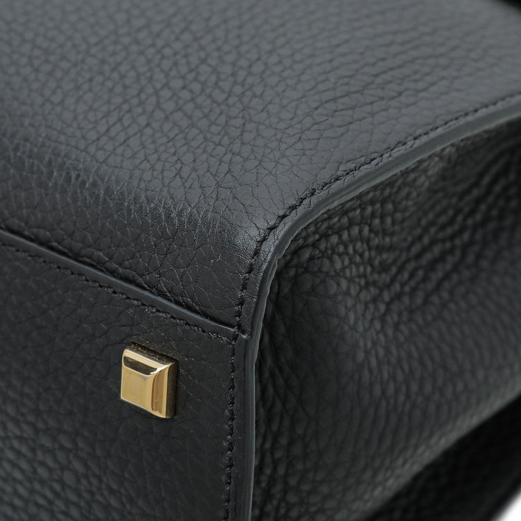 Valentino Black My Rockstud Single Handle Medium Bag