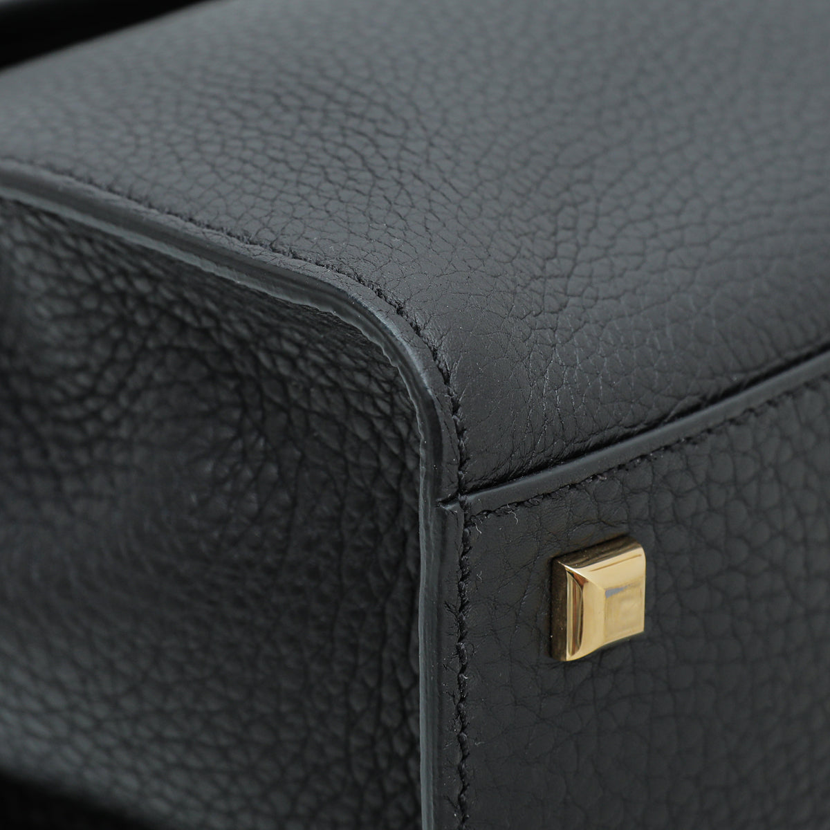 Valentino Black My Rockstud Single Handle Medium Bag