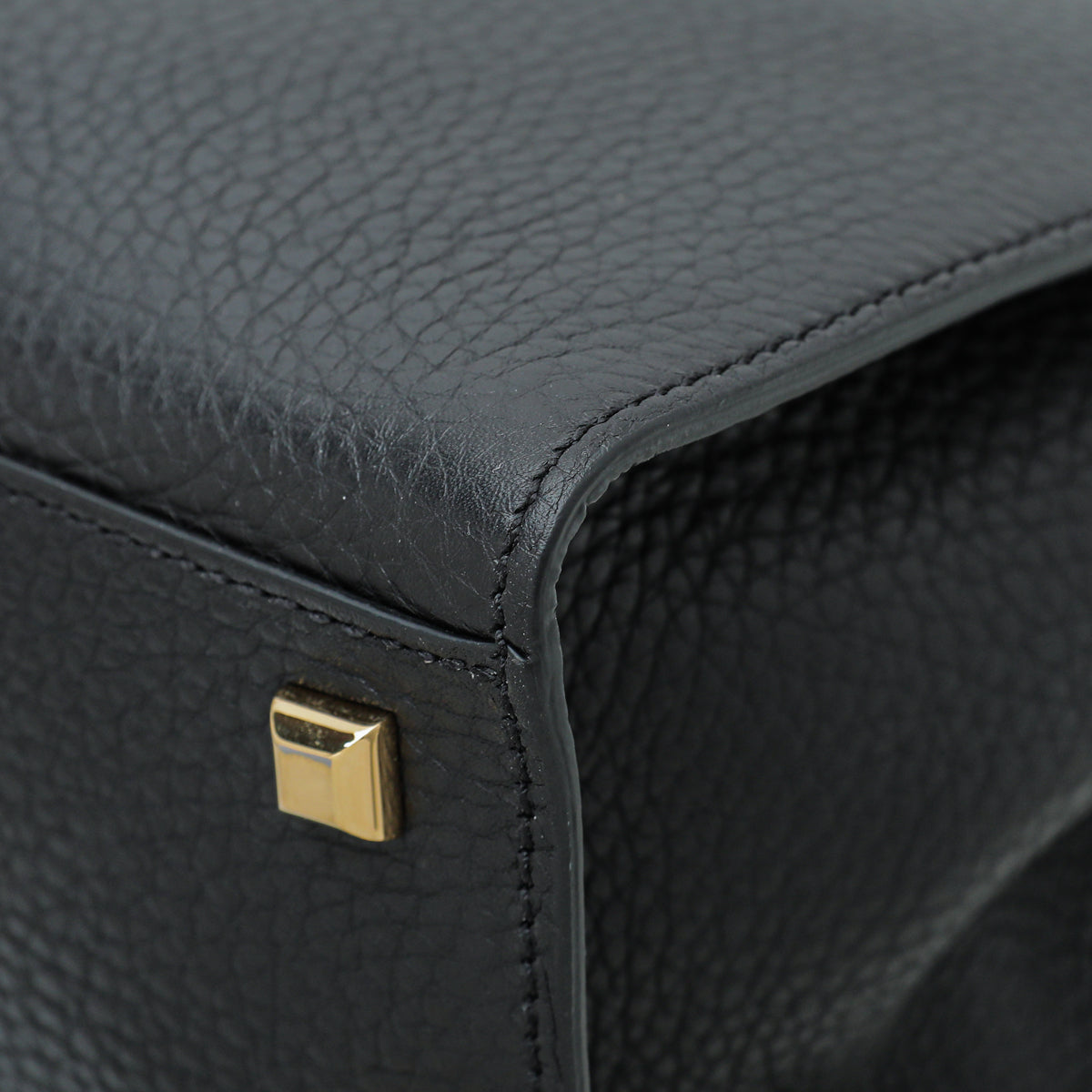 Valentino Black My Rockstud Single Handle Medium Bag