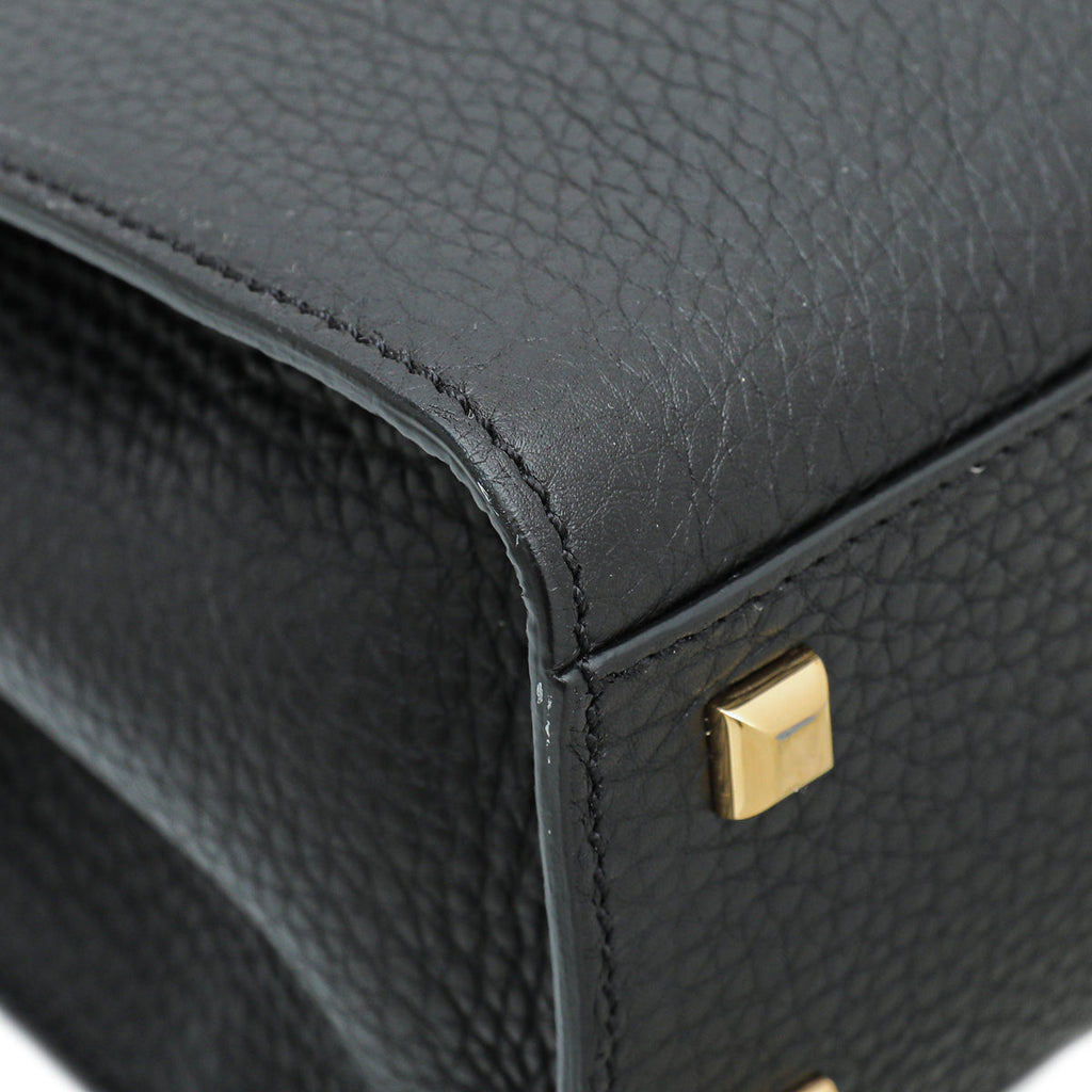 Valentino Black My Rockstud Single Handle Medium Bag