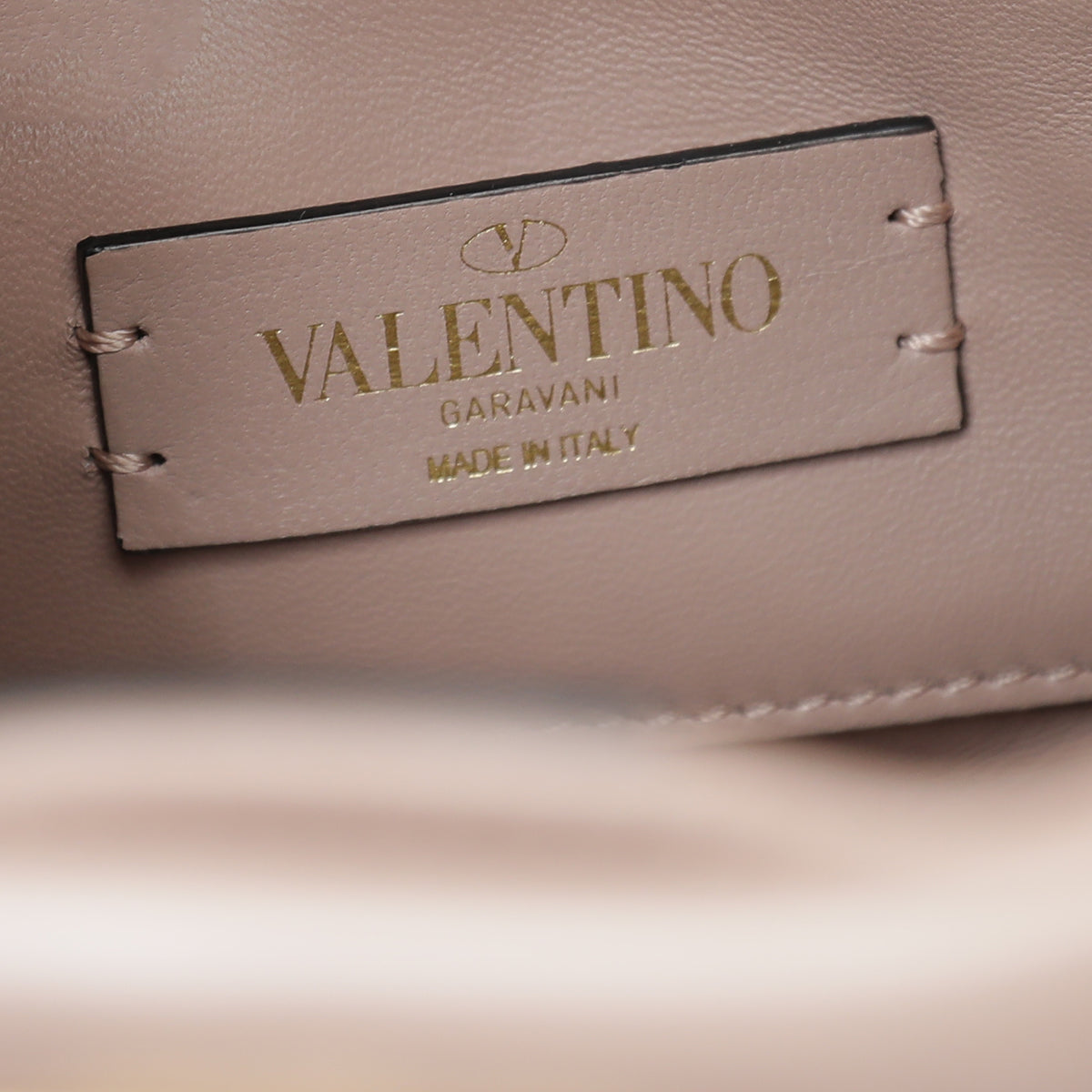 Valentino Rose Cannelle Roman Stud Top Handle Mini Bag