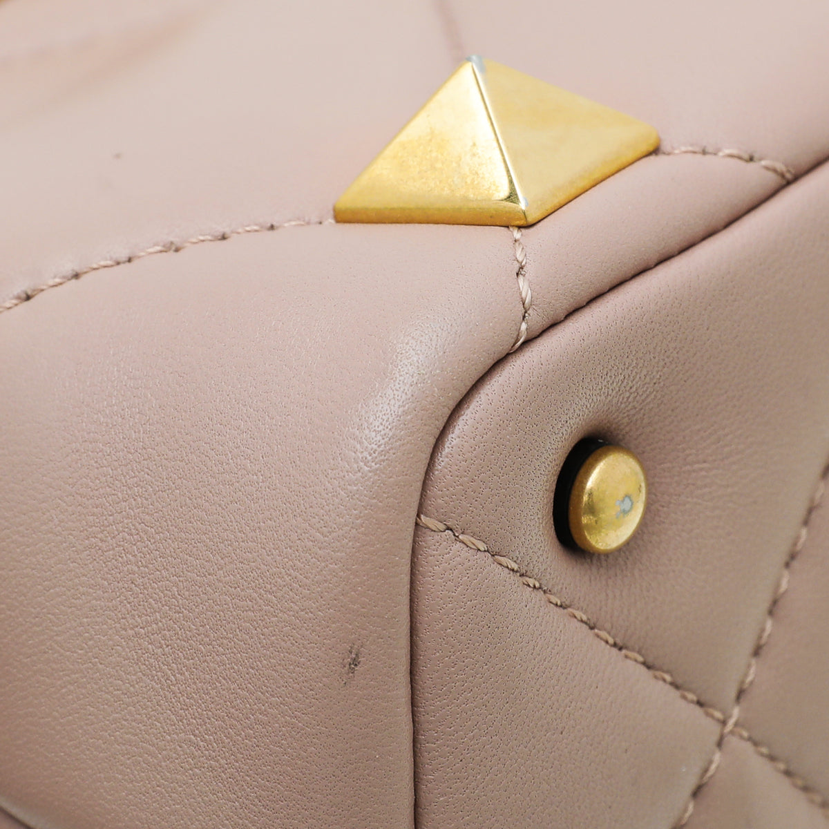 Valentino Rose Cannelle Roman Stud Top Handle Mini Bag