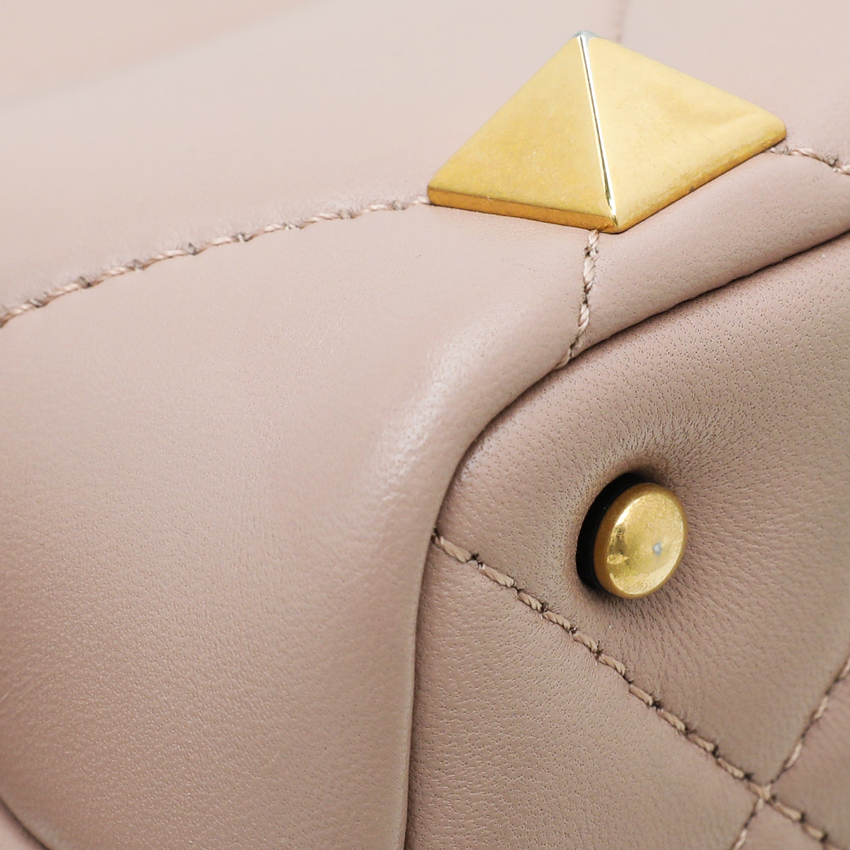 Valentino Rose Cannelle Roman Stud Top Handle Mini Bag