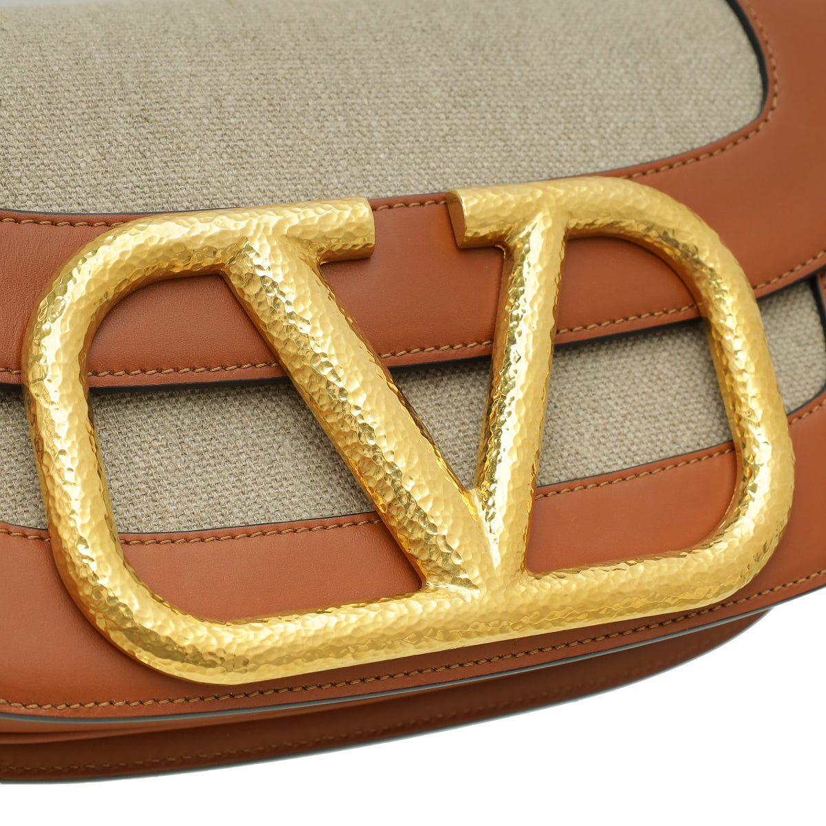 Valentino Bicolor Vlogo Supervee Medium Crossbody Bag