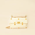 Valentino Ivory Roman Stud The Shoulder Bag