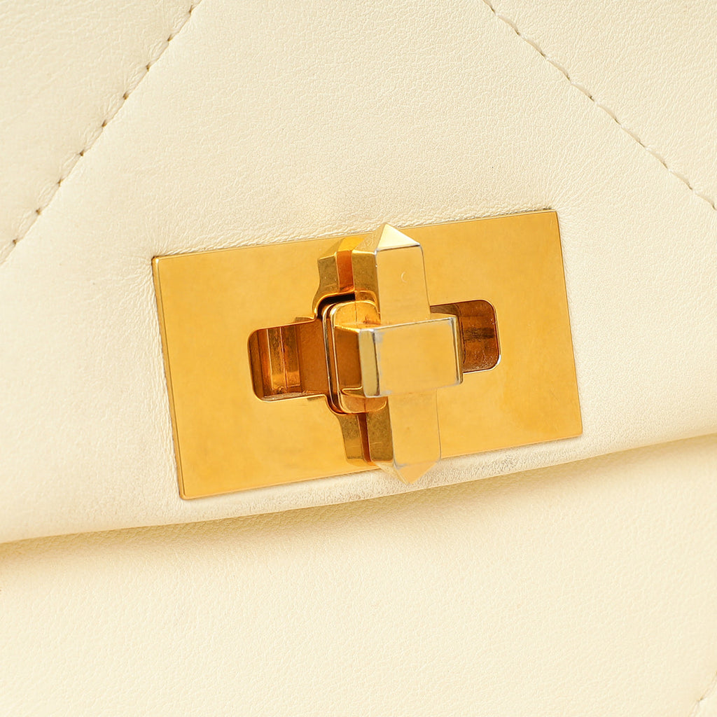 Valentino Ivory Roman Stud The Shoulder Bag