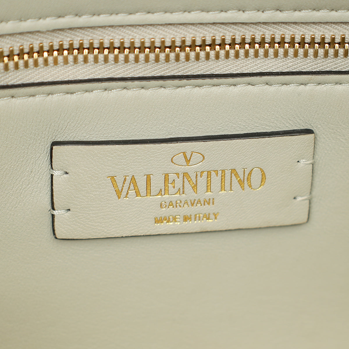 Valentino Ivory Roman Stud The Shoulder Bag